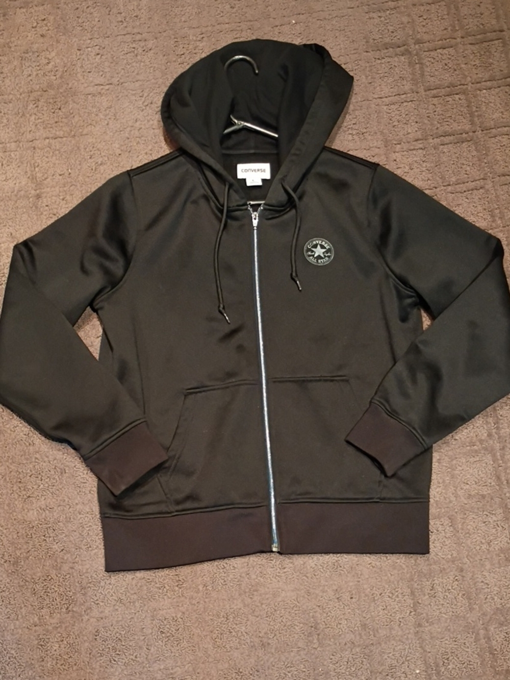 Converse Black Full-Zip Hoodie Jacket